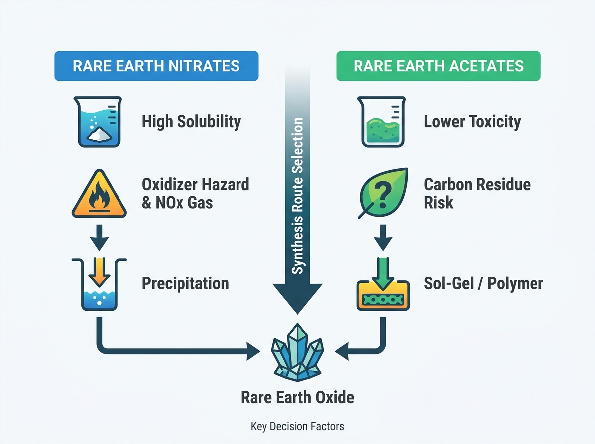 Rare Earth Acetates Precursor